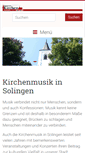 Mobile Screenshot of kirchenmusik-in-solingen.de